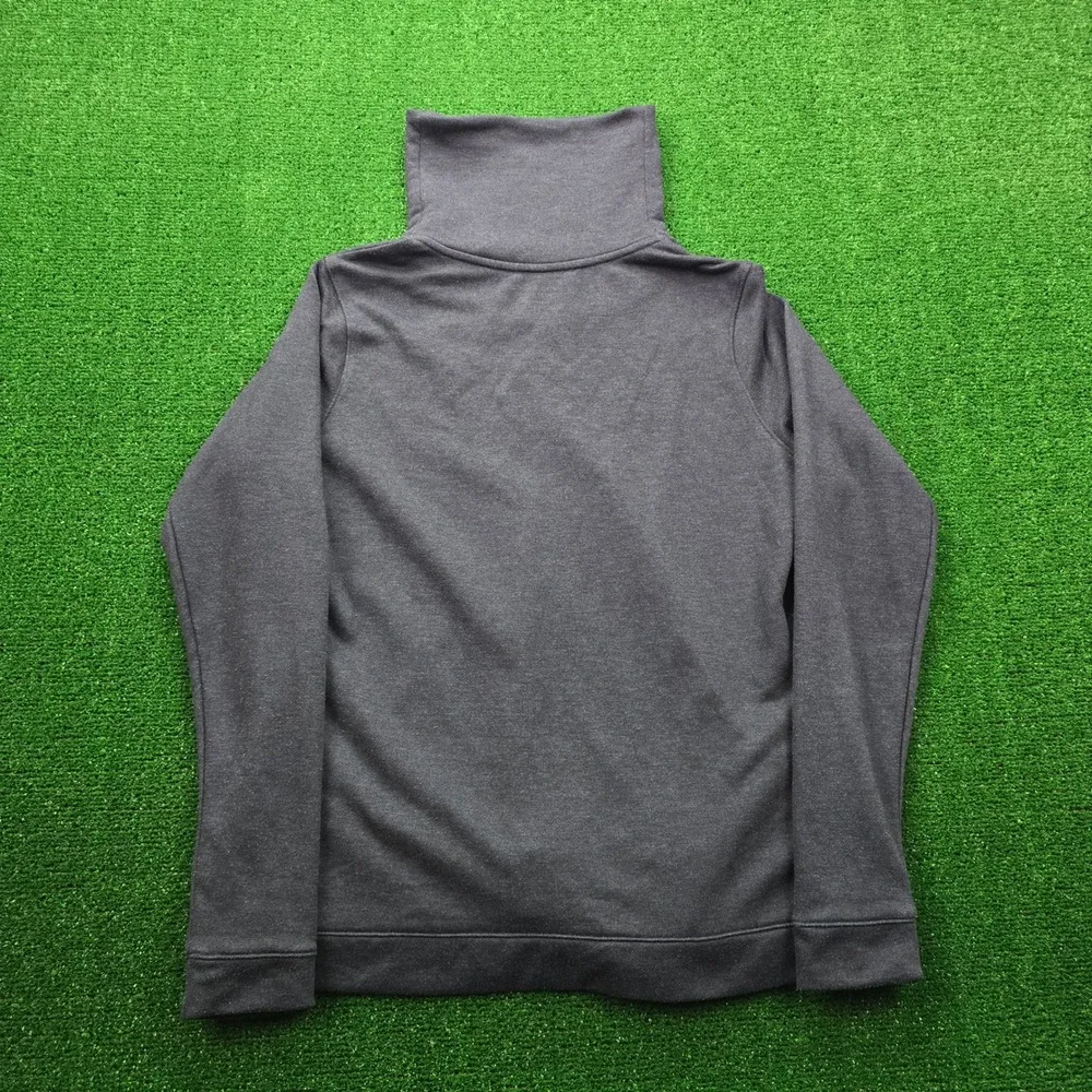 Nike Dri Fit Sweatshirt Womens Large Navy Cowl Neck Pullover Athletic 860130-473